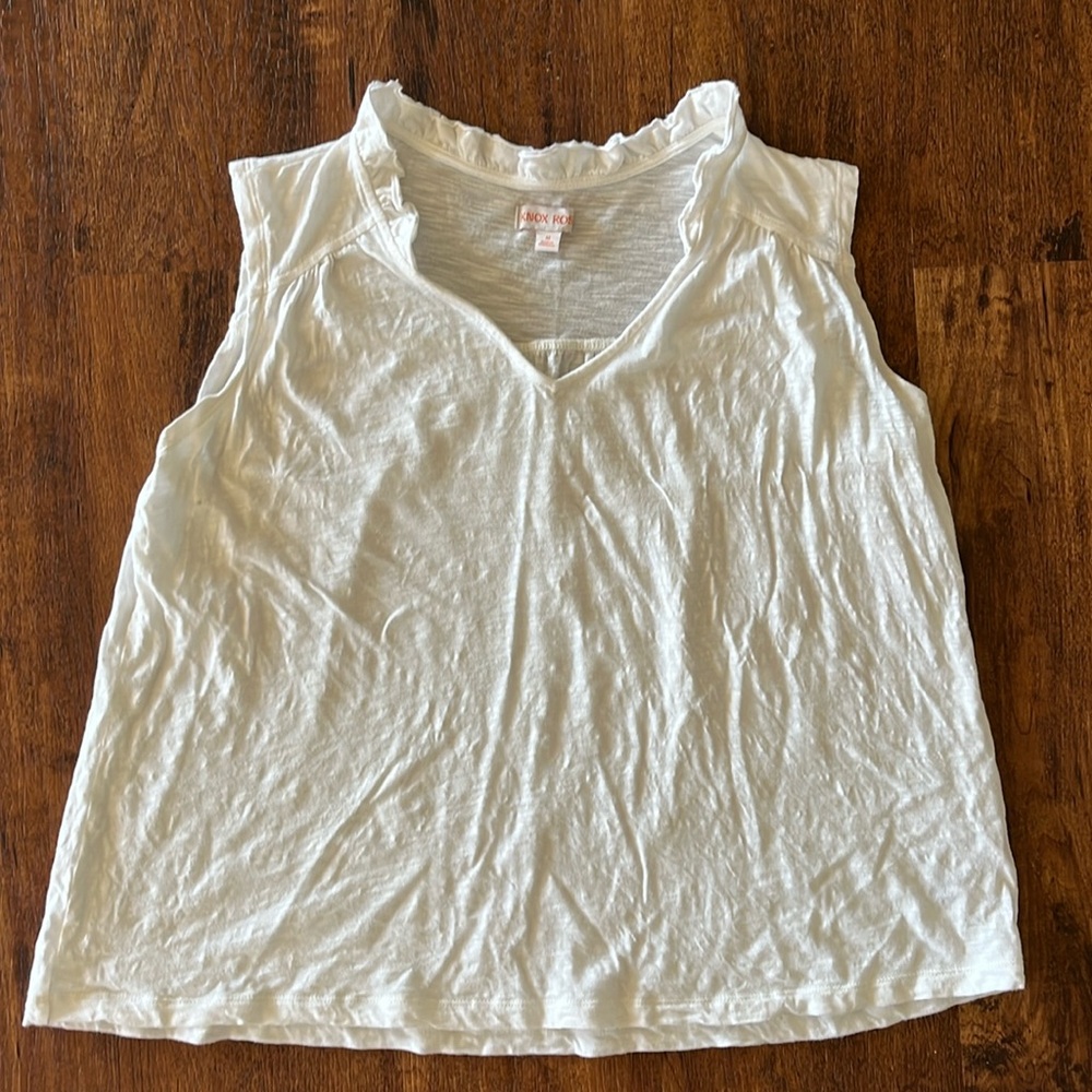 KNOX ROSE// white tank